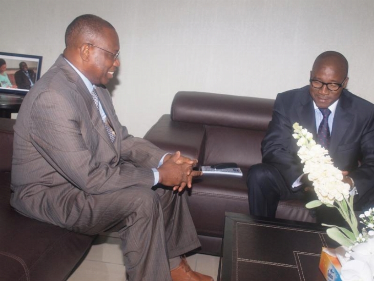 Audience  : André Carvalho ( Directeur-Pays  du PNUD)  encourage Gnénéma Coulibaly